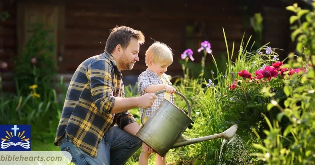 Father is the gardener