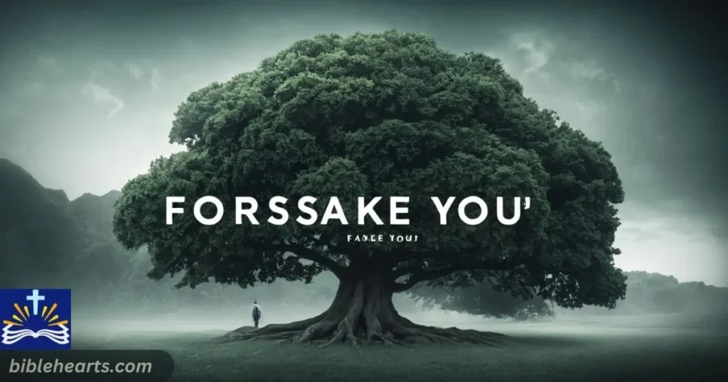 Forsake you