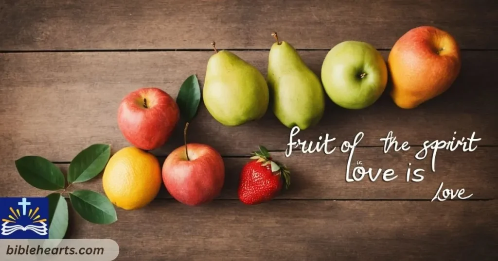 Fruit of the Spirit is love