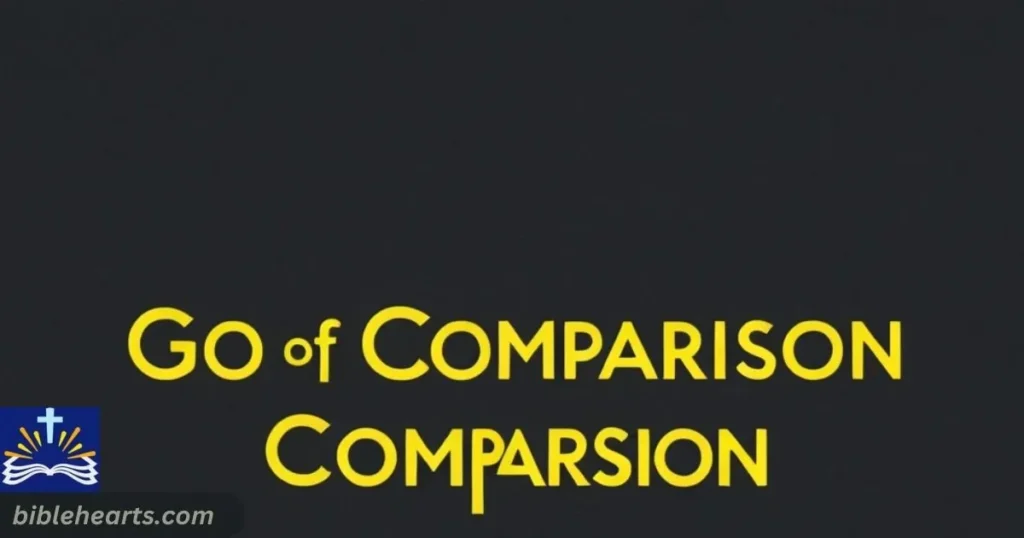 Go of Comparison