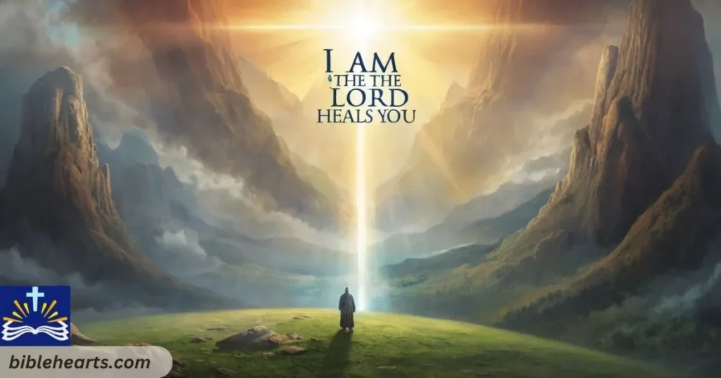 I am the Lord who heals you