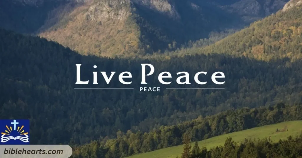 Live peace