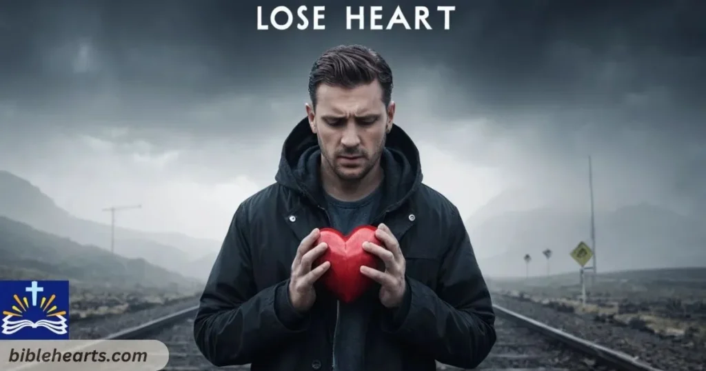  Lose heart