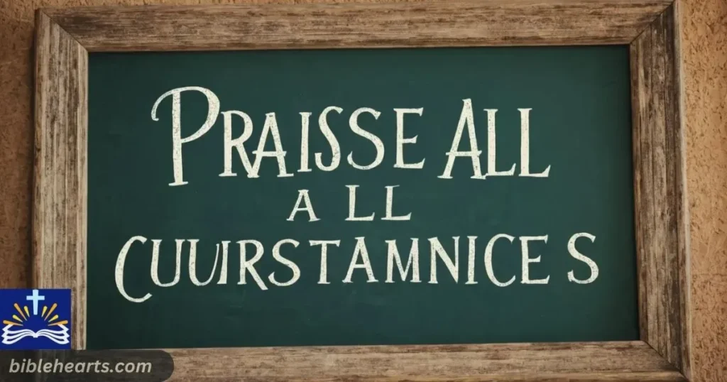 Praise in All Circumstances