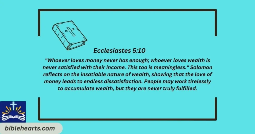 Ecclesiastes 5:10