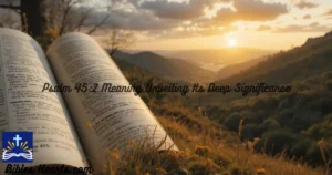 Psalm 452 Meaning Unveiling Its Deep Significance