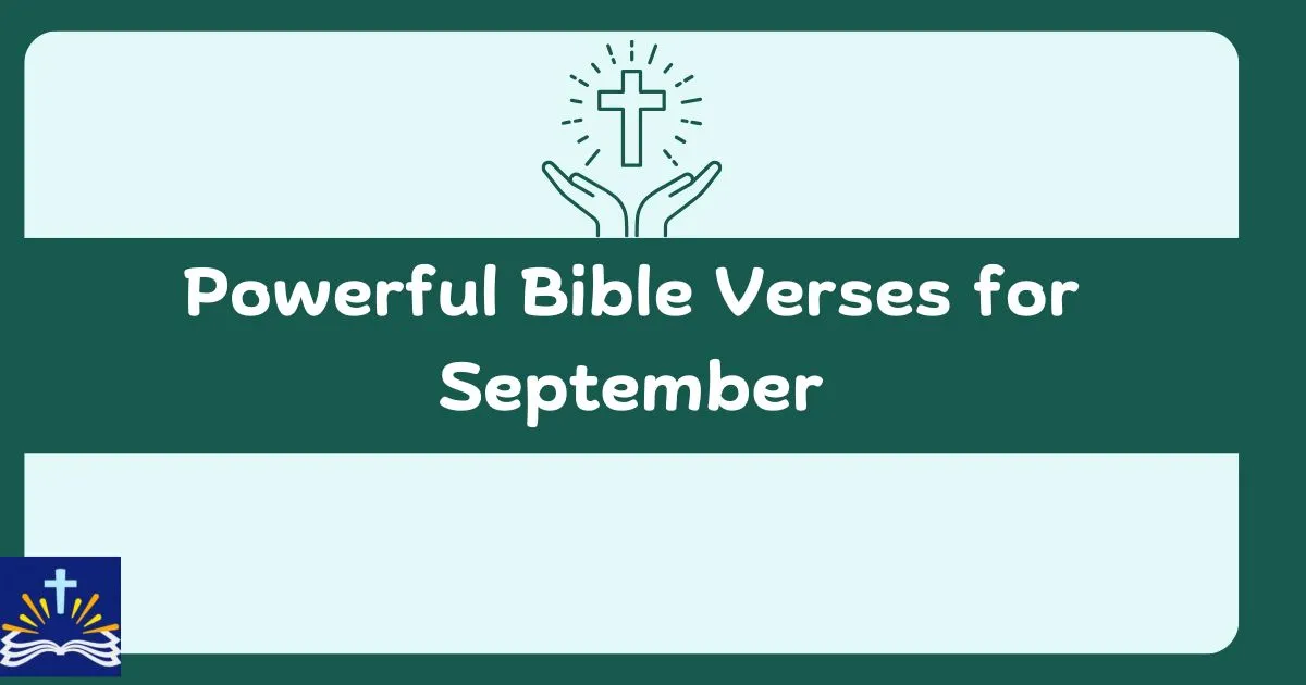 Bible Verses For September