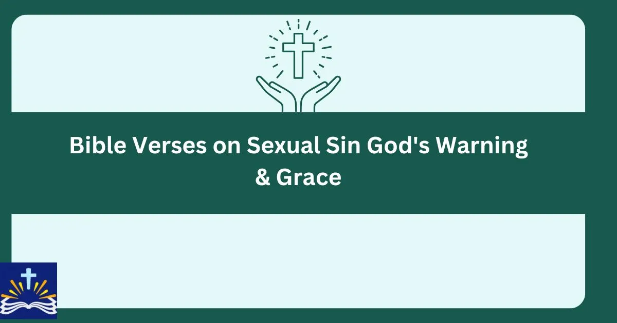 Bible Verses On Sexual Sin Gods