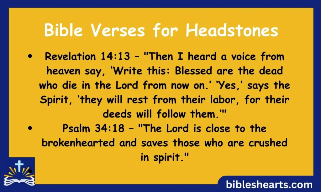 Bible Verses For Headstones