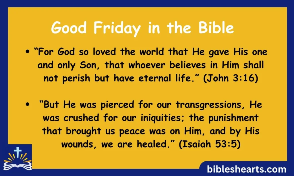 Good Friday In The Bible