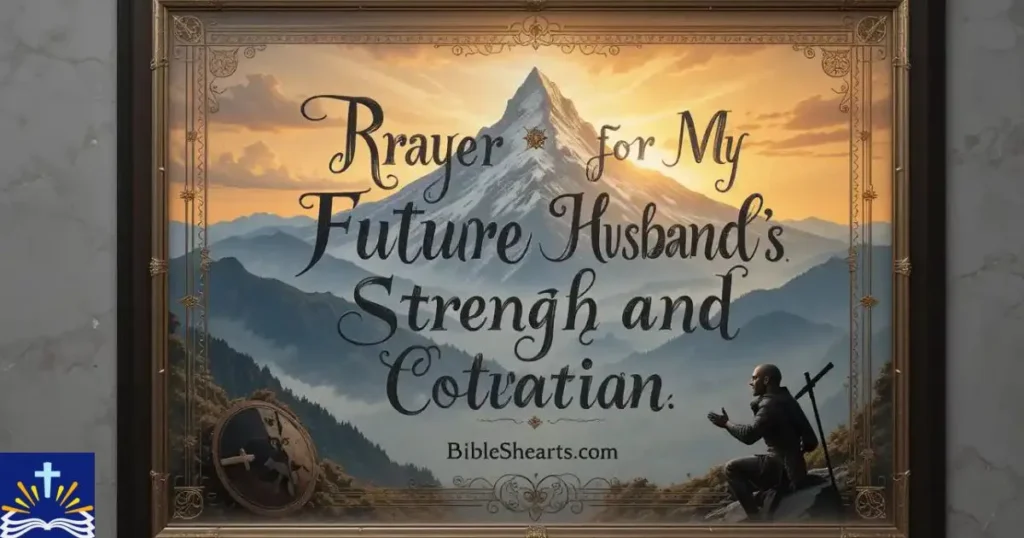 Prayer For My Future Husbands Strength